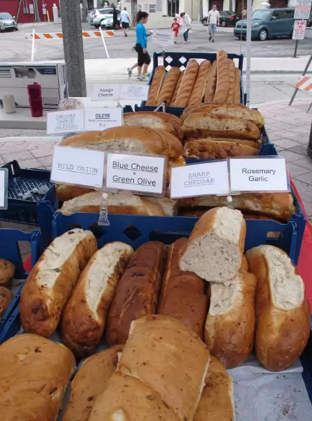 Fresh bread.