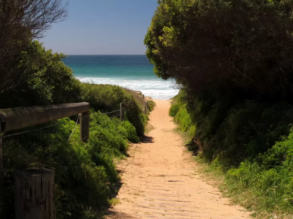 Path to the sand!