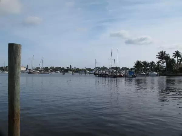 View from the boat docked.