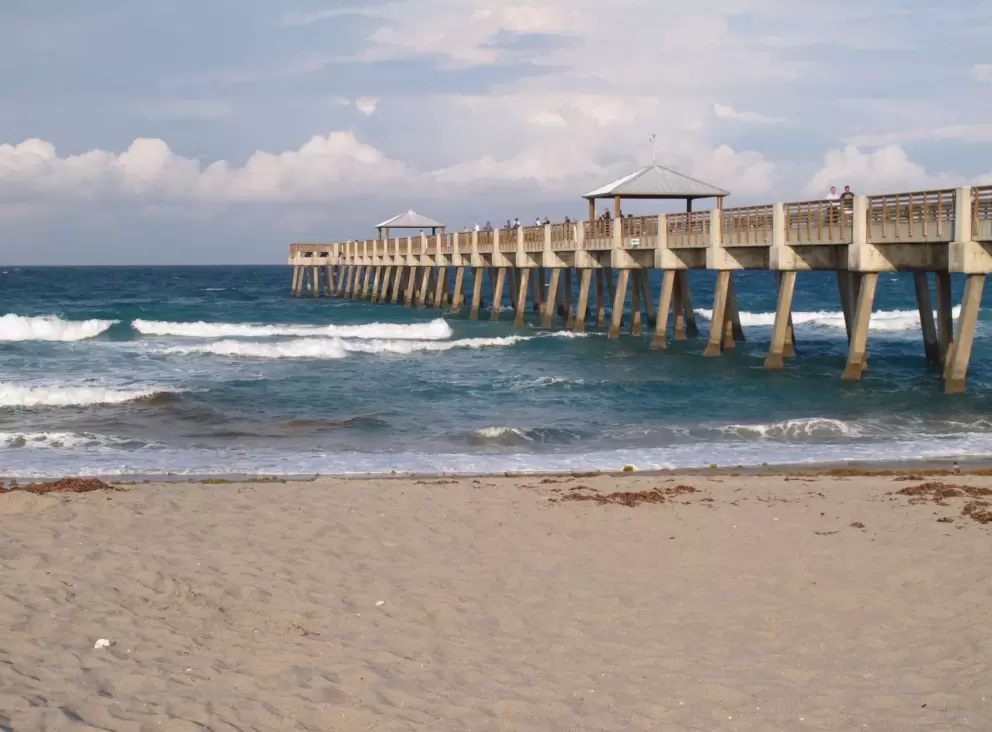 The pier at the end of another fine day.