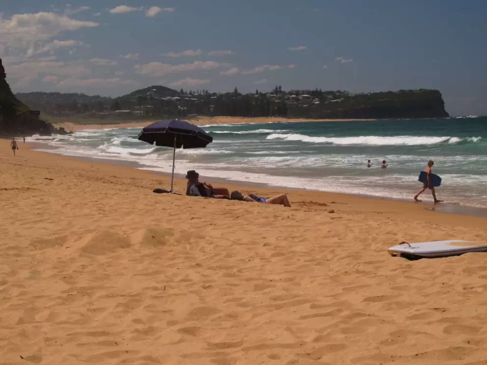 Perfect yellow sand.