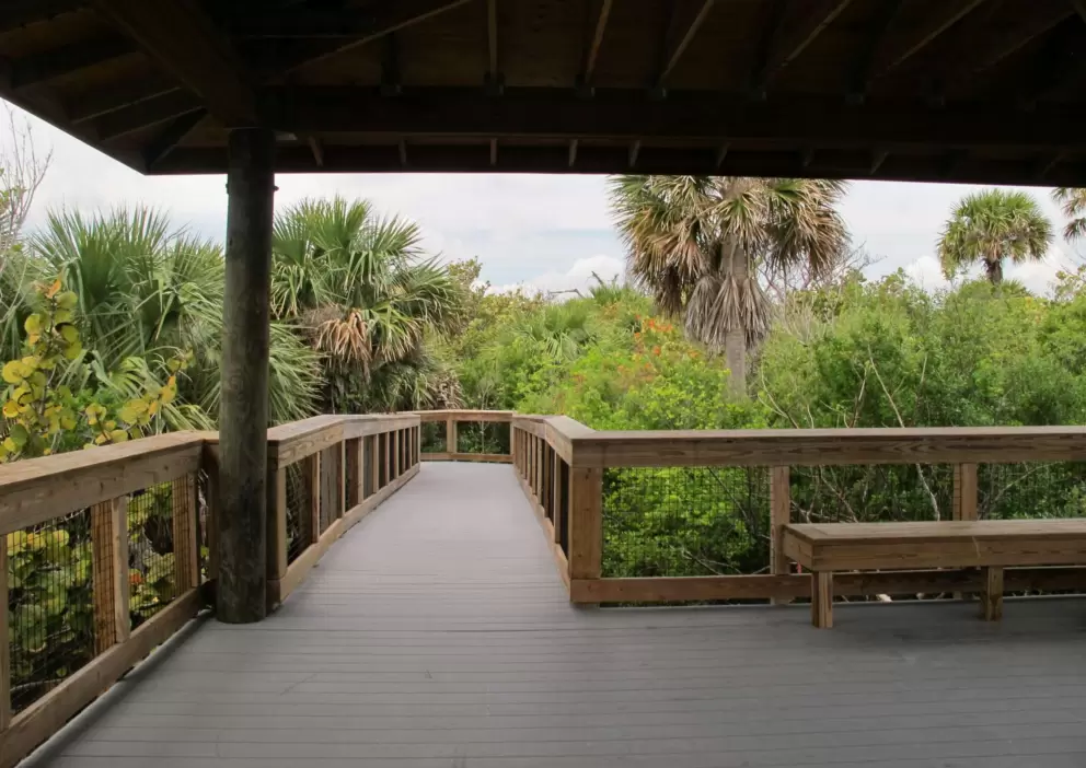 The large lookout gazebo is wonderful!