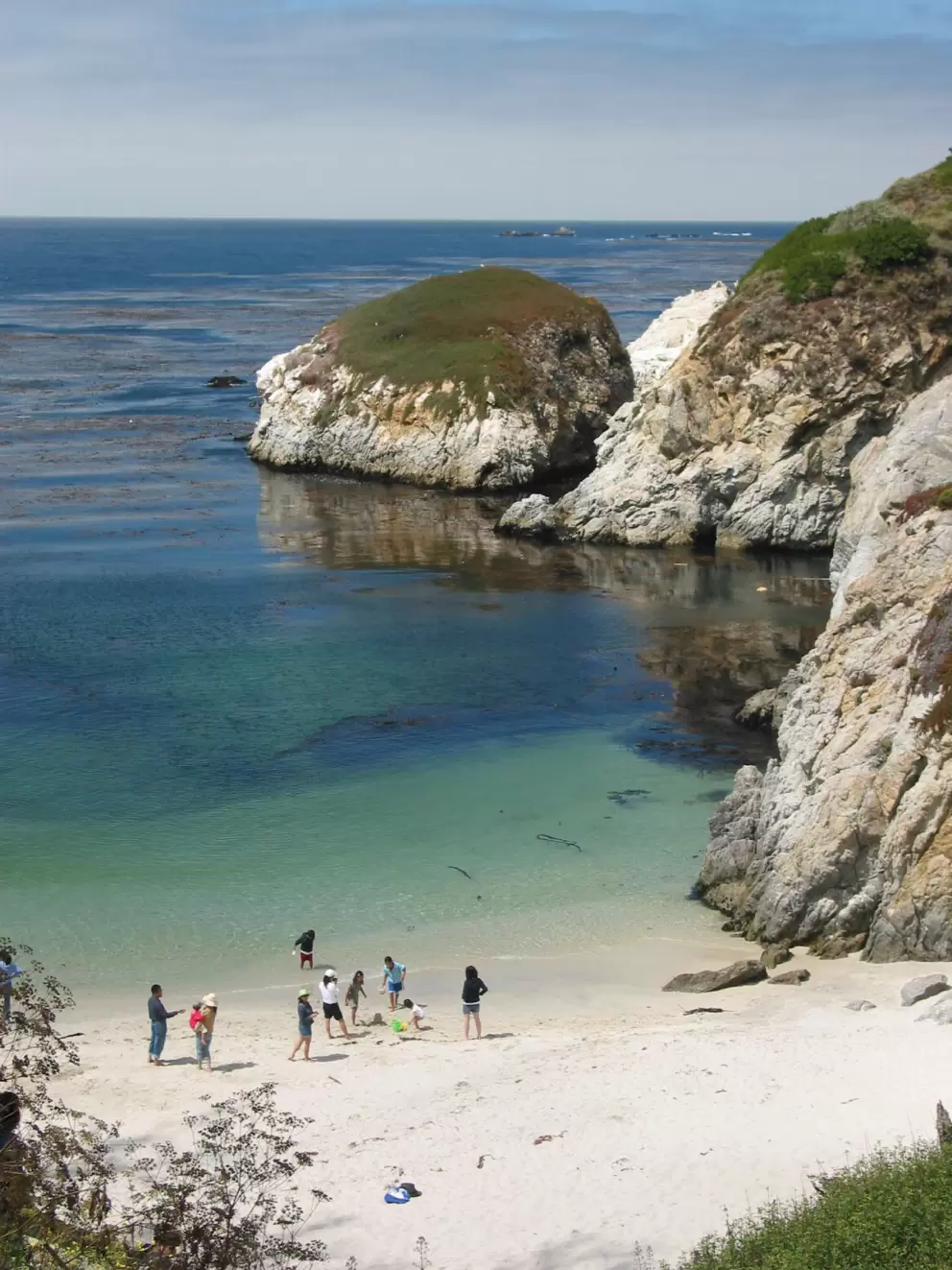 China Cove midday in late summer (now only seals are allowed to frequent the beach).
