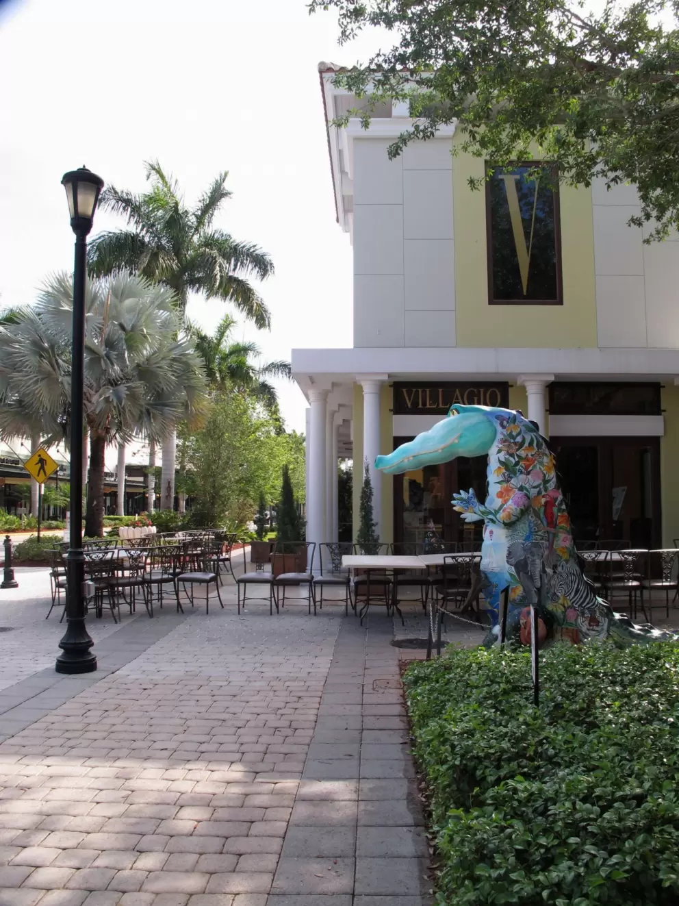 Walkway by Villagio Restaurant.