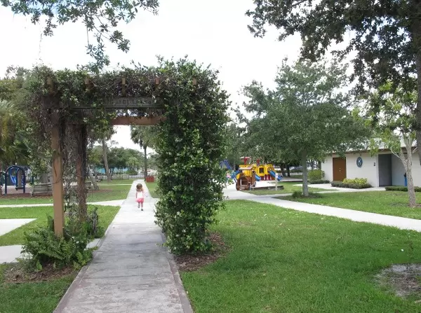 Archway of vines.