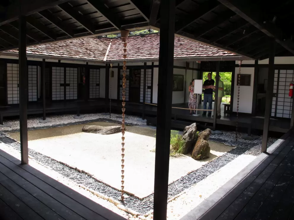 Inner courtyard of the museum building.