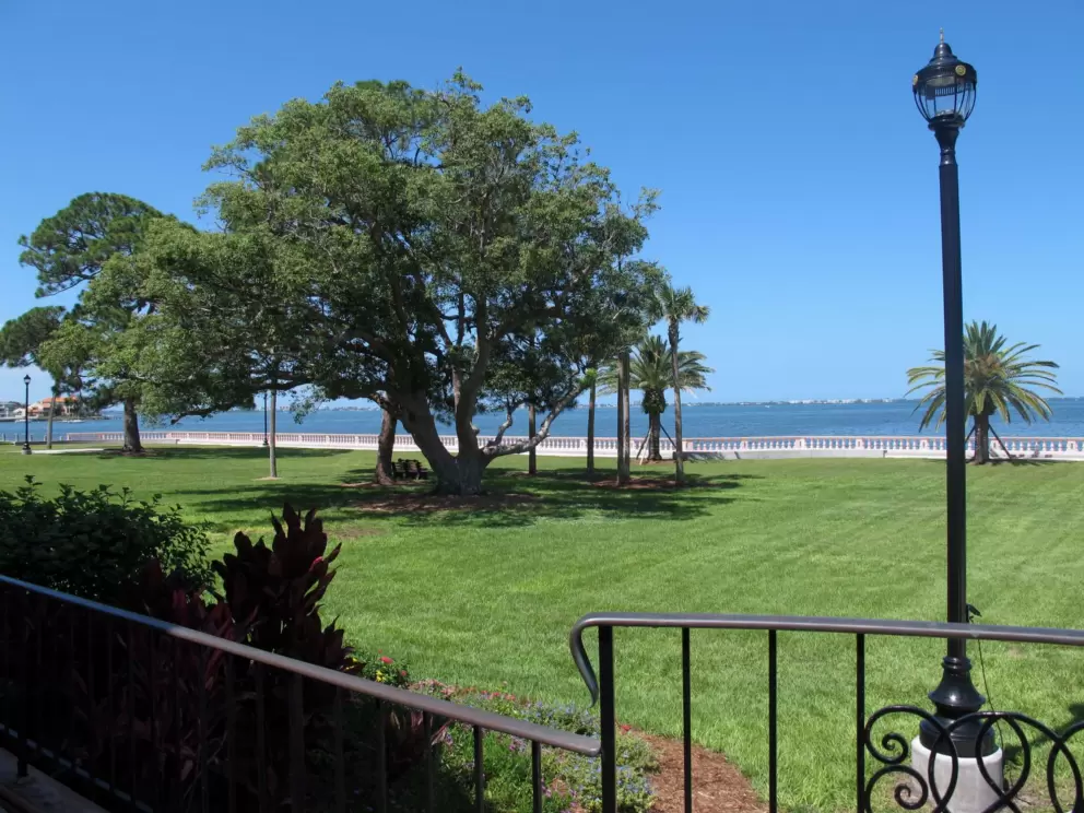 Bay view from College Hall.