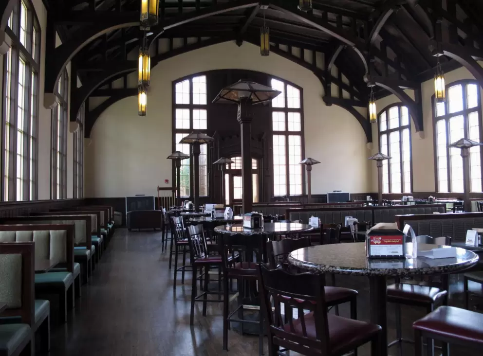 Suwannee Dining Hall, straight out of Harry Potter!