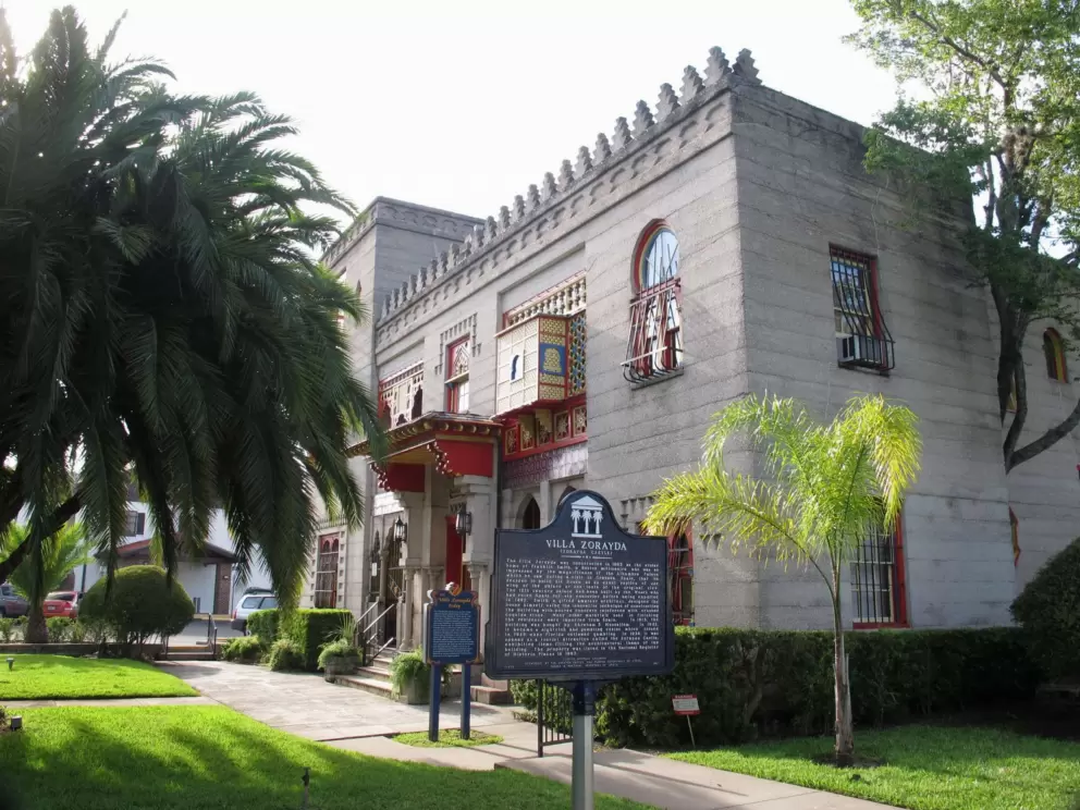 Villa Zorayda entrance.