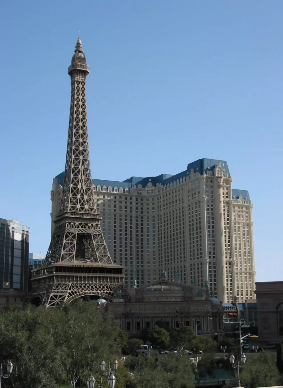 Paris Resort, on The Strip.