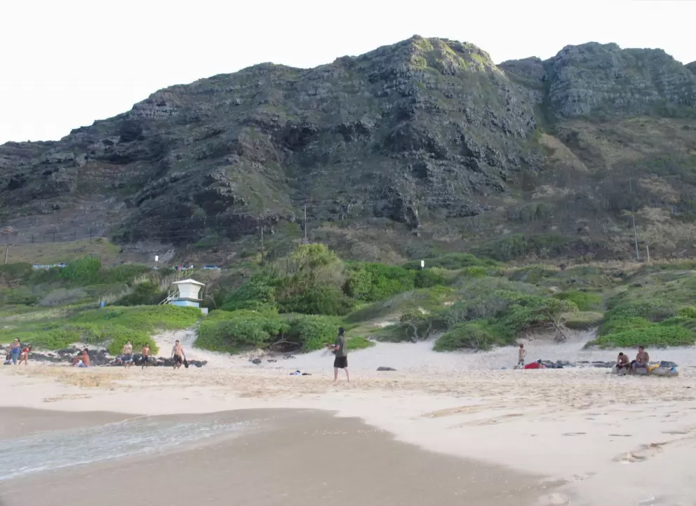 Last bit of afternoon light at Makapuu Beach.
