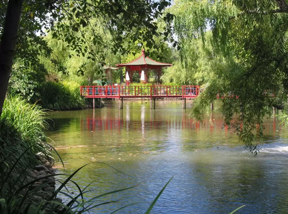 Jade Lake at Montelena Chateau.