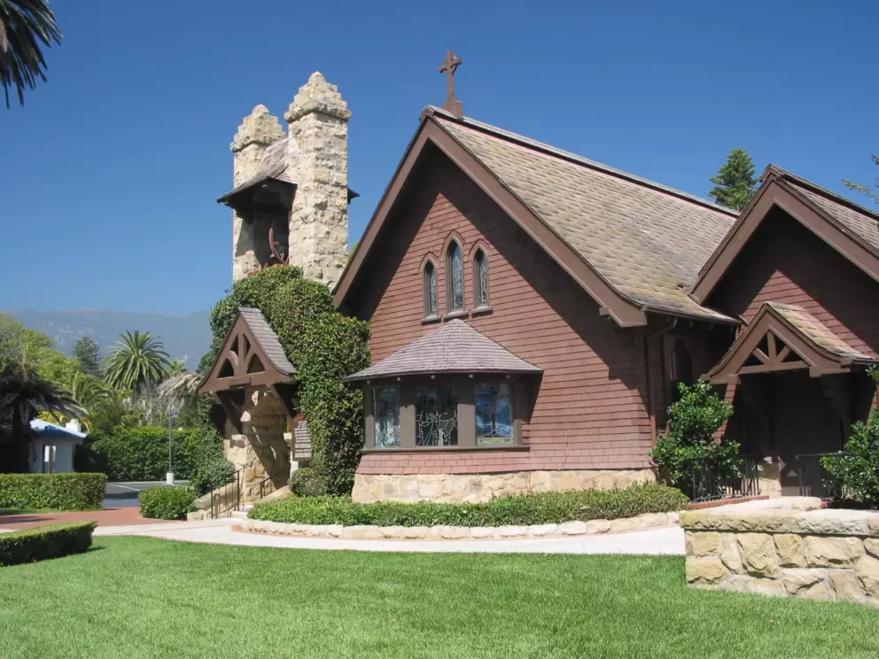Saints By The Sea Church, on Eucalyptus Lane- a pleasure to drive past on your way to Miramar Beach!