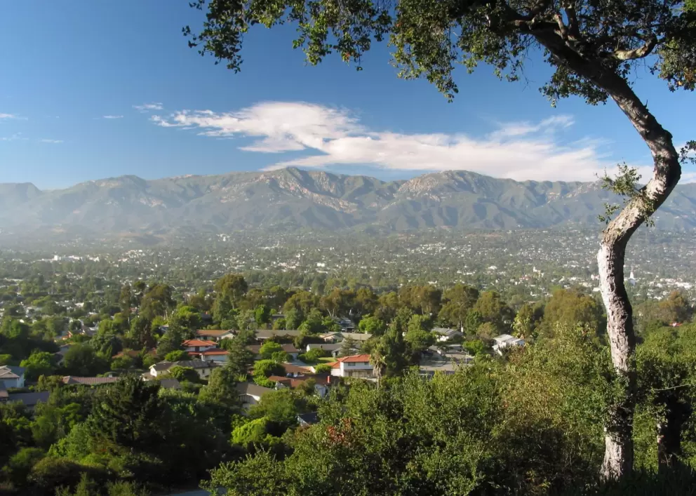 View over downtown from Santa Barbara Heights.
