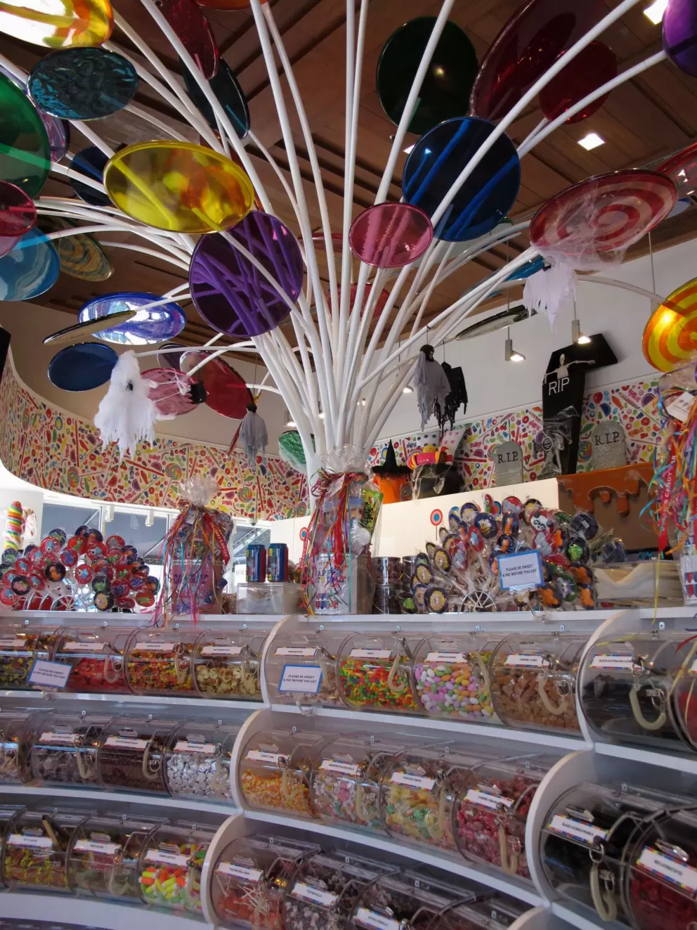 Inside Dylan's Candy Bar.