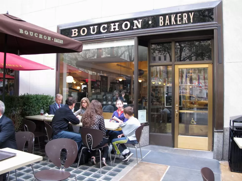 Bouchon Bakery, across the street from Rockefeller Center.