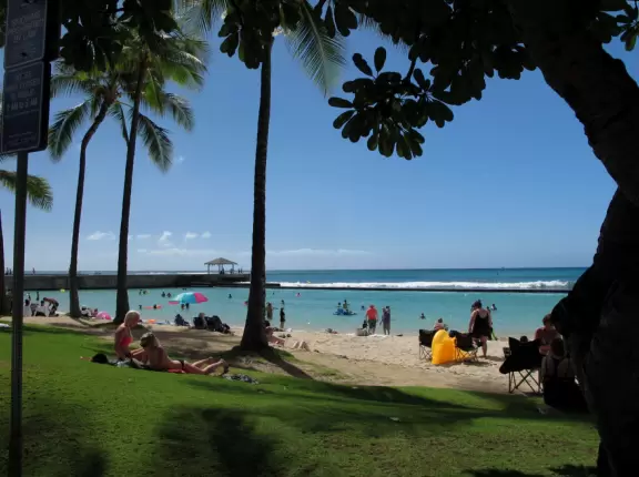 Waikiki Beach Ocean Swimming Pool