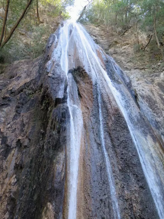 The falls, after lots of rain, in March 2017. 