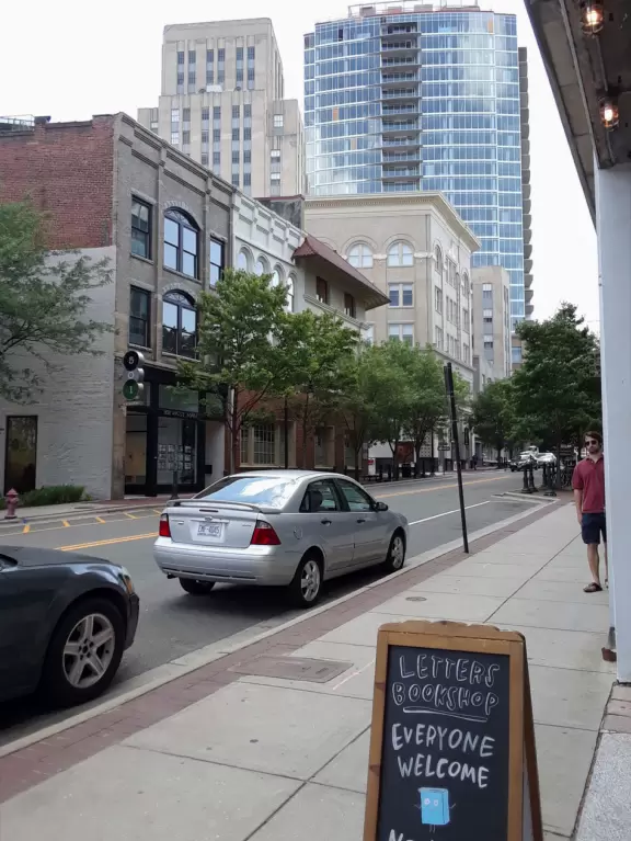 Humble town with&nbsp;youthful coffee shops and restaurants.