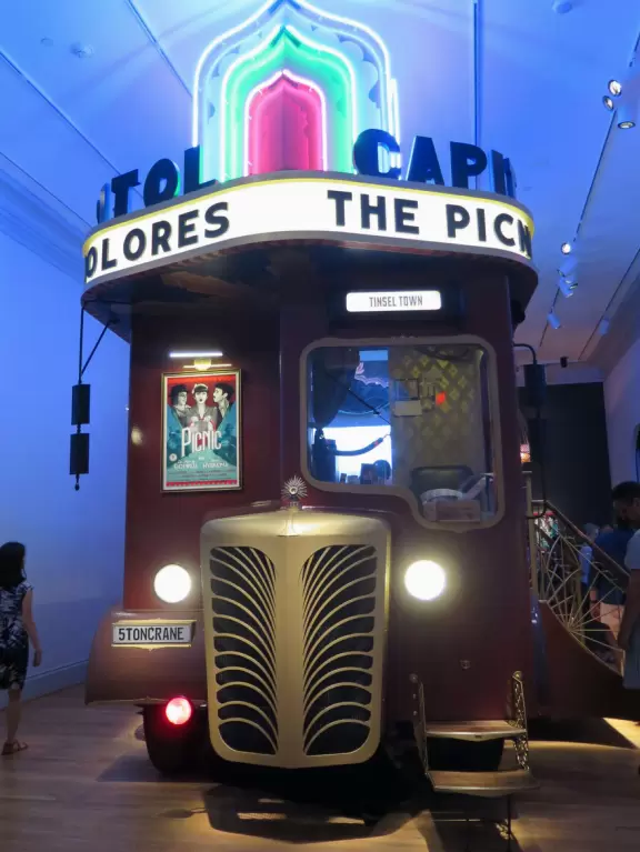 Cinema bus, from Burning Man.