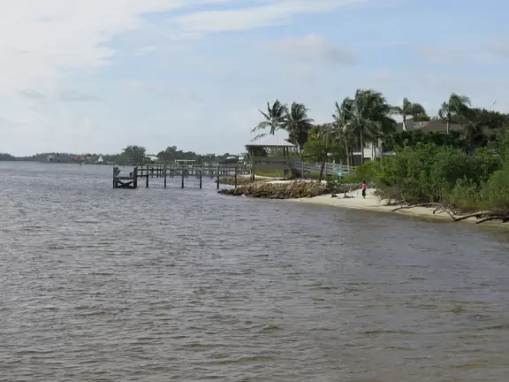 Beautiful park with wooden boardwalks jutting into the intracoastal, nature trail, and beach.