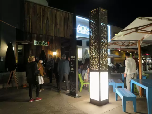Nice lighting outside Eureka.