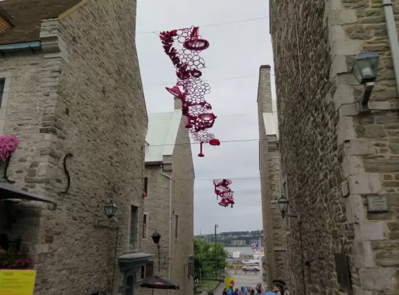The oldest part of Quebec City. An amazing area of galleries, shops, cafes, incredible architecture, flower baskets, cobblestone streets, and the waterfront.