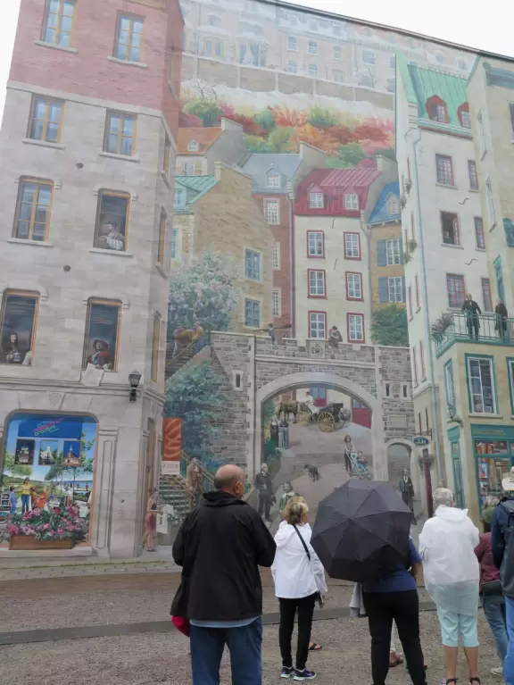 The oldest part of Quebec City. An amazing area of galleries, shops, cafes, incredible architecture, flower baskets, cobblestone streets, and the waterfront.