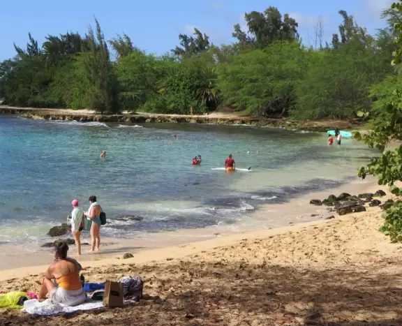 Lovely secluded cove with lots of shade and cool breezes.
