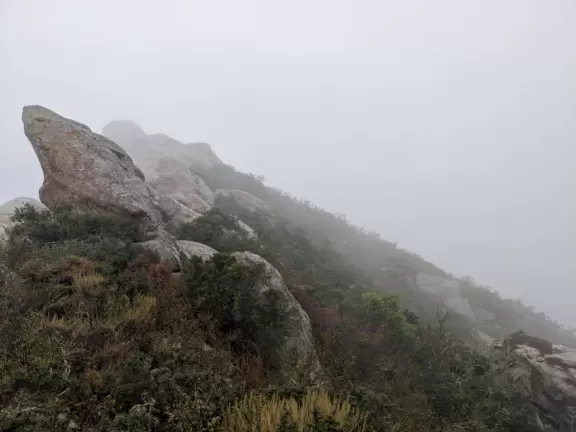 Fairly difficult hike with cute rock formations, great views, and cool breezes.