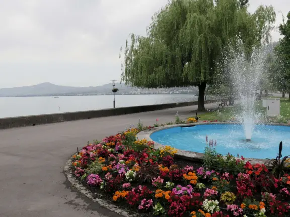 Sleepier version of Montreux with many retirees- a pleasant place to walk and an affordable place to stay in a hotel.