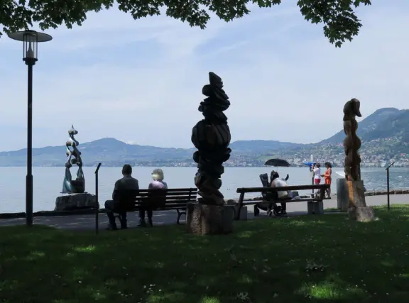 Sleepier version of Montreux with many retirees- a pleasant place to walk and an affordable place to stay in a hotel.