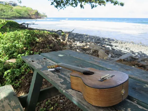 Ukulele by the sea!