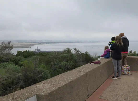 Feel like you're on top of the world while standing at Cabrillo National Monument!