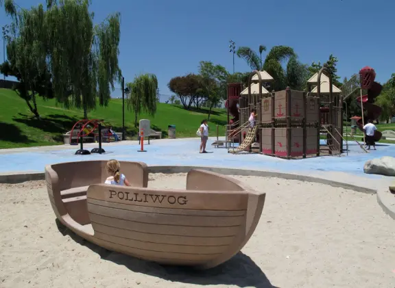 AUGUST 23, 2014 BLOG POST. California has many unique and imaginative playgrounds, with sculptures and water features. Make it your goal to bring your kids to each of these while they&rsquo;re still little!