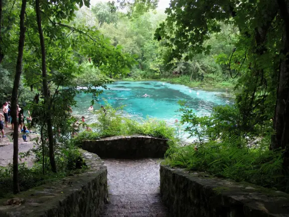 AUGUST 7, 2014 BLOG POST.&nbsp;We did a geological road trip through Florida, stopping at springs, swimming holes, sinkholes, and even a cave with stalactites and stalagmites!