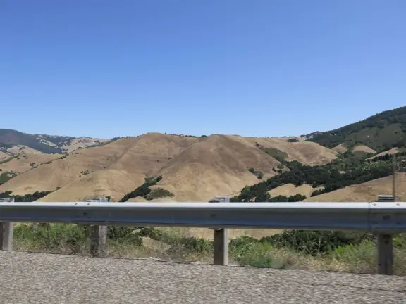 A beautiful drive above layers of hills, with views of the ocean. You pass wineries and farms to visit.