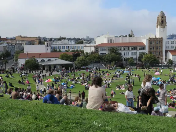 Incredible views of the city! It feels near vertical!