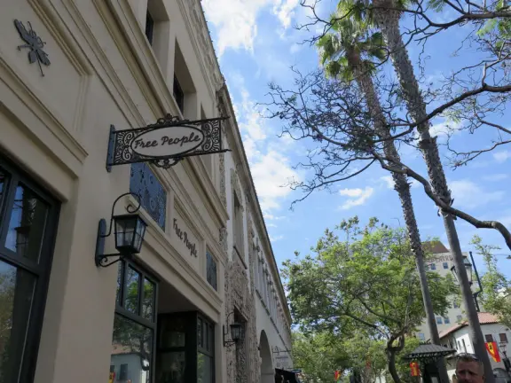 Free People, a clothing store at San Marcos Courtyard. 