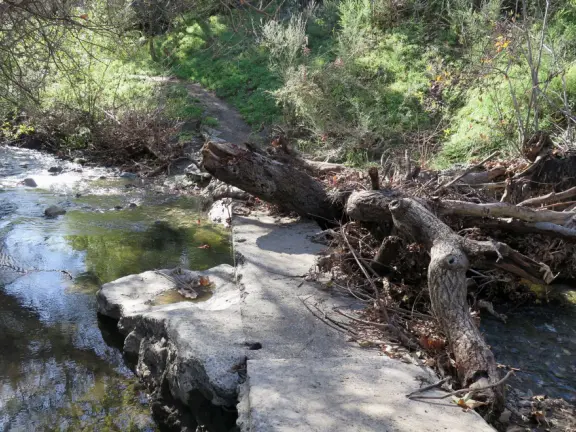 Beautiful playground and setting, but terrible freeway noise.