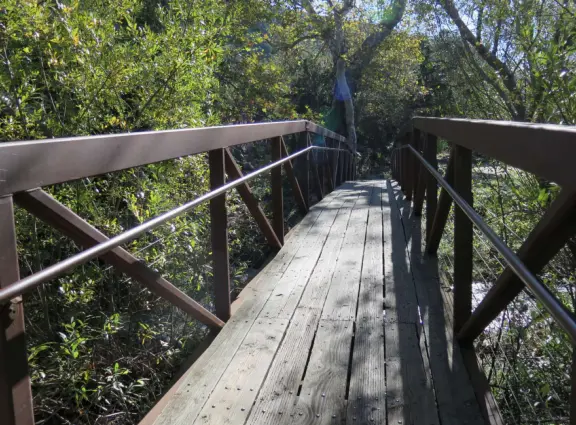 Beautiful playground and setting, but terrible freeway noise.