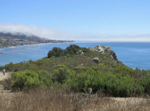 Top-of-the-world view of yellow cliffs, headlands, and magic coves.