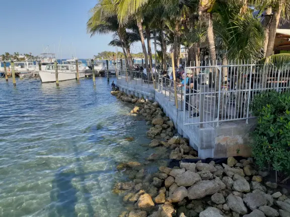 Gorgeous place on the Jupiter inlet across from the lighthouse, with restaurants and a walkway.